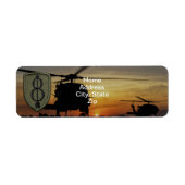 Étiquette 8e division d'infanterie lrrps recon anciens comba (Devant)