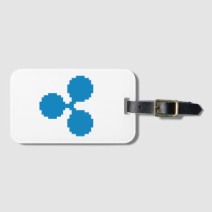 Étiquette à 8 bits de bagage du logo   de