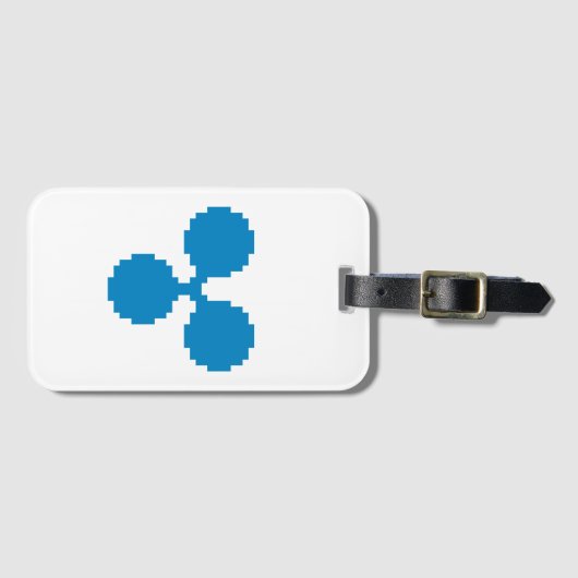 Étiquette à 8 bits de bagage du logo | de (Devant Horizontal)