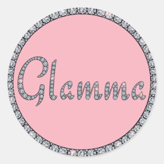 Étiquette à anneau de glamma (Devant)