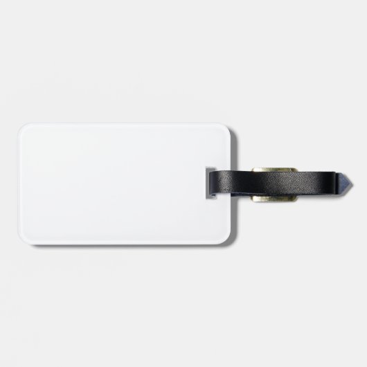 ÉTIQUETTE À BAGAGE かわいいトイプードル (Dos horizontal)