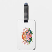 ÉTIQUETTE À BAGAGE 富士山 - 桜 (Dos Vertical)