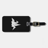 ÉTIQUETTE À BAGAGE 折り鶴 (Devant horizontal)