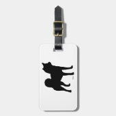 Étiquette À Bagage 柴犬 ラゲージタグ shiba Luggage tag (Devant Vertical)