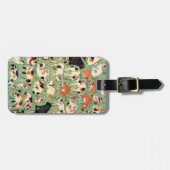 Étiquette À Bagage 猫尽両めん合, chats de 芳藤 de l'ère d'Edo, Yoshifuji, (Devant horizontal)