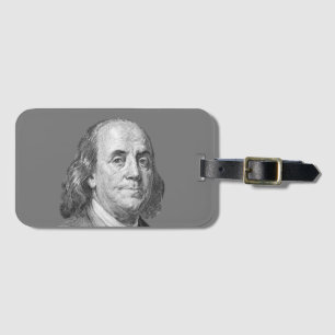 Étiquette À Bagage 100 dollars, Benjamin Franklin