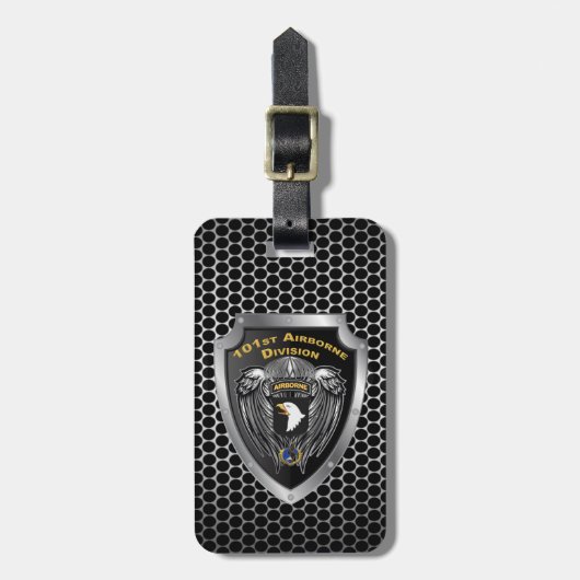 Étiquette À Bagage 101e division aéroportée Assaut aérien (Devant Vertical)