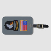 Étiquette À Bagage 101st Division Aéroportée d'ABN criant des (Devant Horizontal)