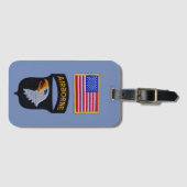 Étiquette À Bagage 101st Division Aéroportée d'ABN criant des (Devant Horizontal)