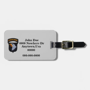 Étiquette À Bagage 101st étiquette de bagage de correction de