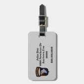 Étiquette À Bagage 101st étiquette de bagage de correction de (Devant Vertical)