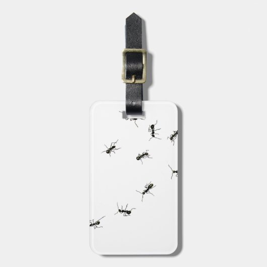 Étiquette À Bagage 10 fourmis (Devant Vertical)