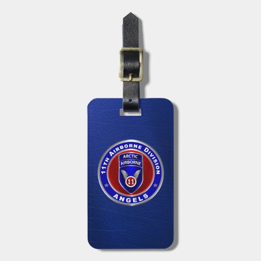 Étiquette À Bagage 11e division aéroportée (Devant Vertical)