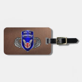 Étiquette À Bagage 11e division aéroportée (Devant horizontal)