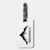 Étiquette À Bagage 14eraholic (Dos Vertical)