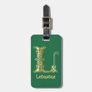 Étiquette À Bagage 16e siècle Celtic Knot Capitale décorative L