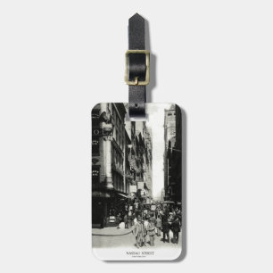 Étiquette À Bagage 1905, rue Nassau, New York