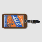 ÉTIQUETTE À BAGAGE 1934 BLACKPOOL UK POSTER STAMP COOL KITSCH (Devant Horizontal)