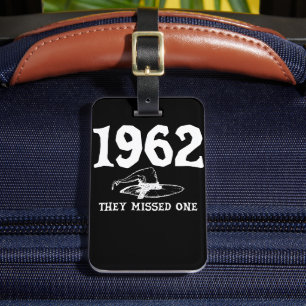 Étiquette À Bagage 1962 Ils Ont Manqué Une Sorcière De Salem Hallowee