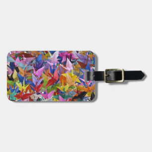 Étiquette À Bagage 1.000 origamis empaquettent la photo de grues