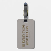 Étiquette À Bagage 1 Thessaloniciens 5:18 (Dos Vertical)