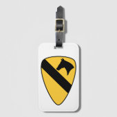 Étiquette À Bagage 1ère division de cavalerie Patch Patriotic (Devant Vertical)