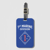 Étiquette À Bagage 1re division maritime Insigne (Devant Vertical)