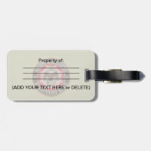 Étiquette À Bagage [200] Eagle à tête double du Rite écossais (Dos horizontal)