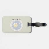 Étiquette À Bagage [200] Emblème de la NASA [3D] (Dos horizontal)