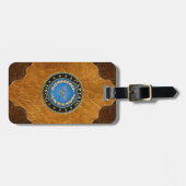 Étiquette À Bagage [200] Garde côtière : Capitaine (CAPT) (Devant horizontal)