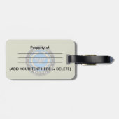 Étiquette À Bagage [200] Garde côtière : Capitaine (CAPT) (Dos horizontal)