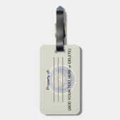 Étiquette À Bagage [200] Insigne de service présidentiel [PSB] (Dos Vertical)