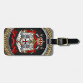 Étiquette À Bagage [200] Templar Coat of Arms (Devant horizontal)