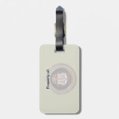 Étiquette À Bagage [200] Templar Coat of Arms (Dos Vertical)