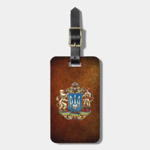 Étiquette À Bagage [200] Ukraine : Manteaux d'armoiries supplémentair