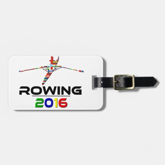 Étiquette À Bagage 2016 : Aviron (Devant horizontal)