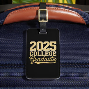Étiquette À Bagage 2025 College Graduate Graduate School Senior