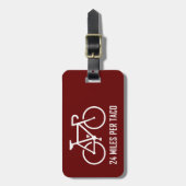 Étiquette À Bagage 24 Miles Par Taco (Devant Vertical)