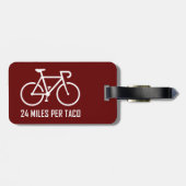 Étiquette À Bagage 24 Miles Par Taco (Dos horizontal)