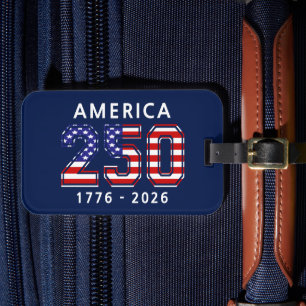 Étiquette À Bagage 250e anniversaire des États-Unis