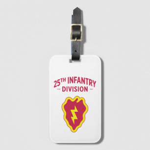 Étiquette À Bagage 25e insigne de la division d'infanterie