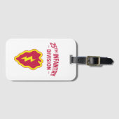 Étiquette À Bagage 25e insigne de la division d'infanterie (Devant Horizontal)