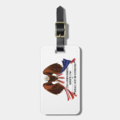 Étiquette À Bagage 2e amendement Oreiller (Devant Vertical)