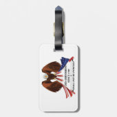 Étiquette À Bagage 2e amendement Oreiller (Dos Vertical)