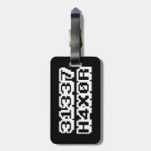 ÉTIQUETTE À BAGAGE 31337 H4X0R (Dos Vertical)