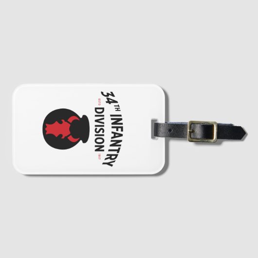 Étiquette À Bagage 37e division d'infanterie (Devant Horizontal)