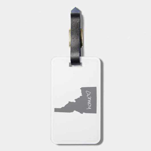 Étiquette À Bagage <3 à la maison Idaho (Dos Vertical)