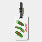 Étiquette À Bagage 3 concombres Thunder_Cove (Devant Vertical)