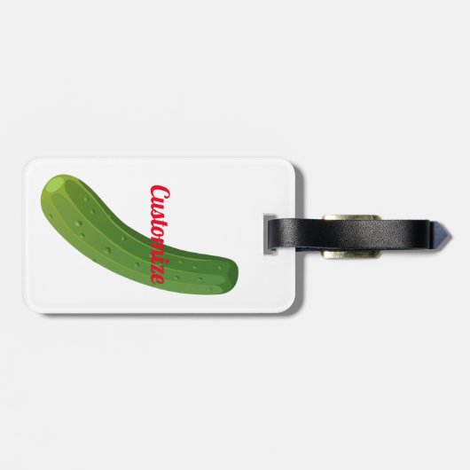 Étiquette À Bagage 3 concombres Thunder_Cove (Dos horizontal)