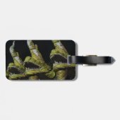 Étiquette À Bagage 3 Nagas la nuit (Dos horizontal)